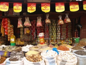 In the Medina Market in Bamako, Mali, nutritious fermented condiments have to compete with heavily marketed, artificial flavour-enhancers such as Maggi from Nestlé